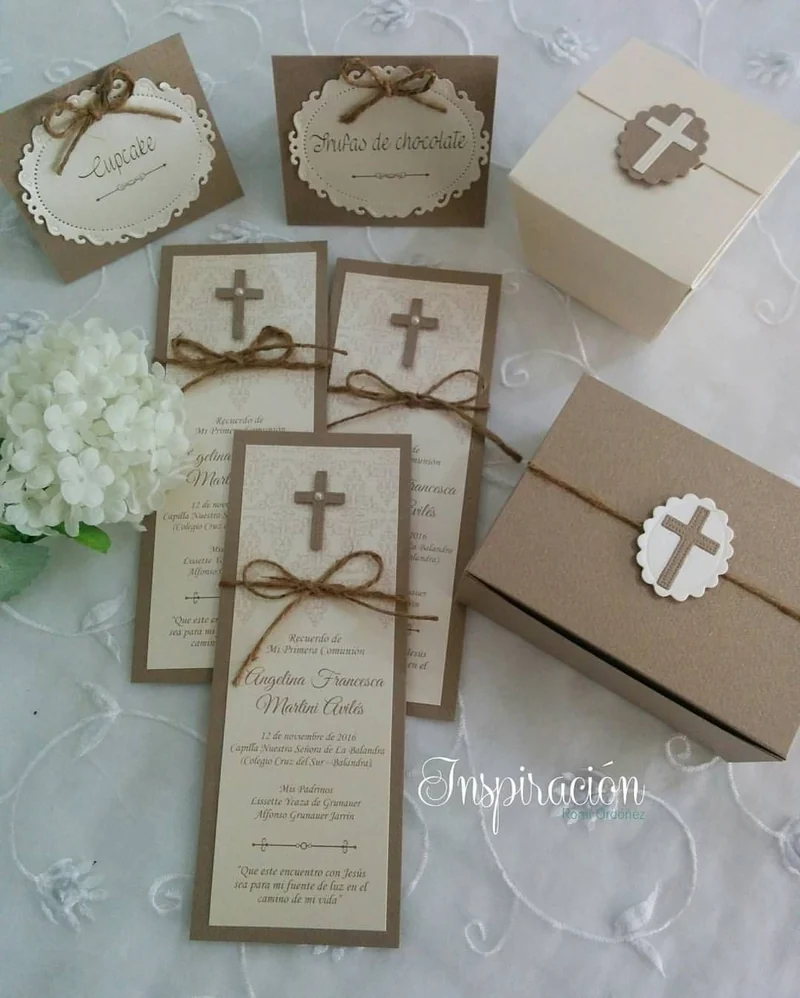 Invitaciones y recordatorios hechos a mano